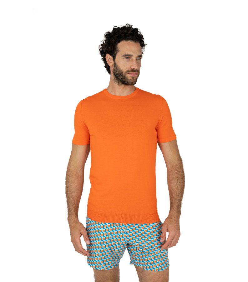 Zeybra T-SHIRT UOMO 100% COTONE CRÈPE MANGO Offerta per la Festa della Mamma
