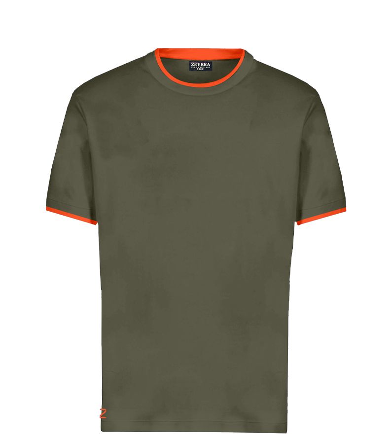 Zeybra T-SHIRT DOPPIO COLLO 100% COTONE MILITY Offerta migliore