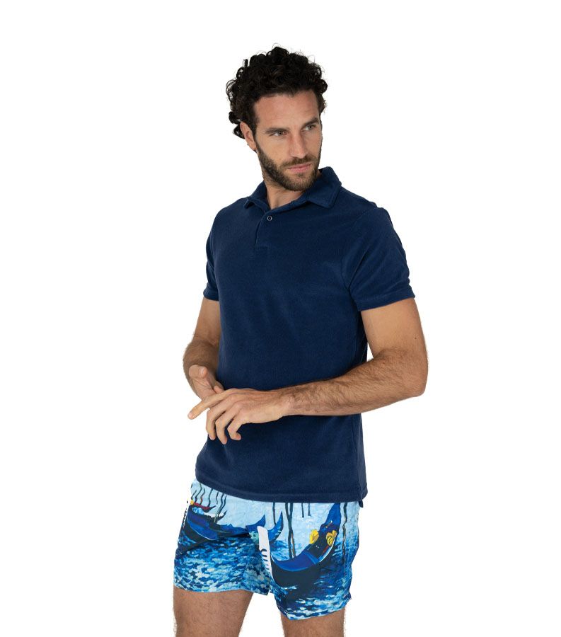 Zeybra POLO UOMO SPUGNA BLU Offerta temporanea