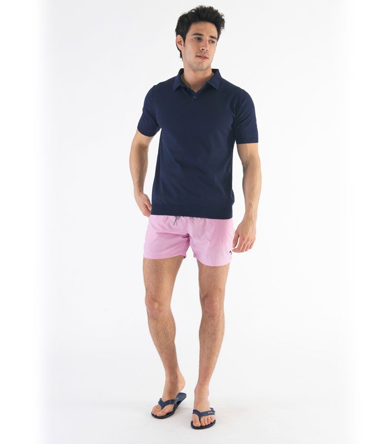 Zeybra POLO UOMO COTONE CREPE BLU Offerte stagionali